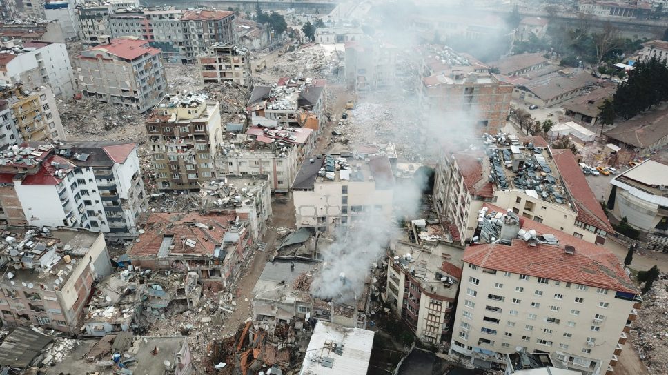 Hatay’daki depremler sonrası son durum havadan fotoğraflandı