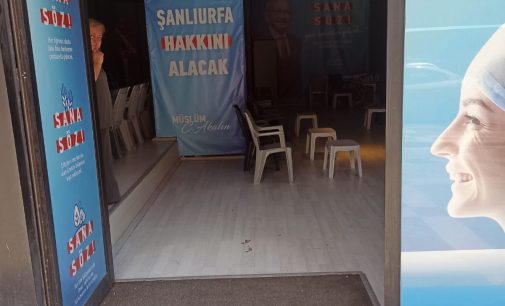 “CHP seçim ofisine mermi”