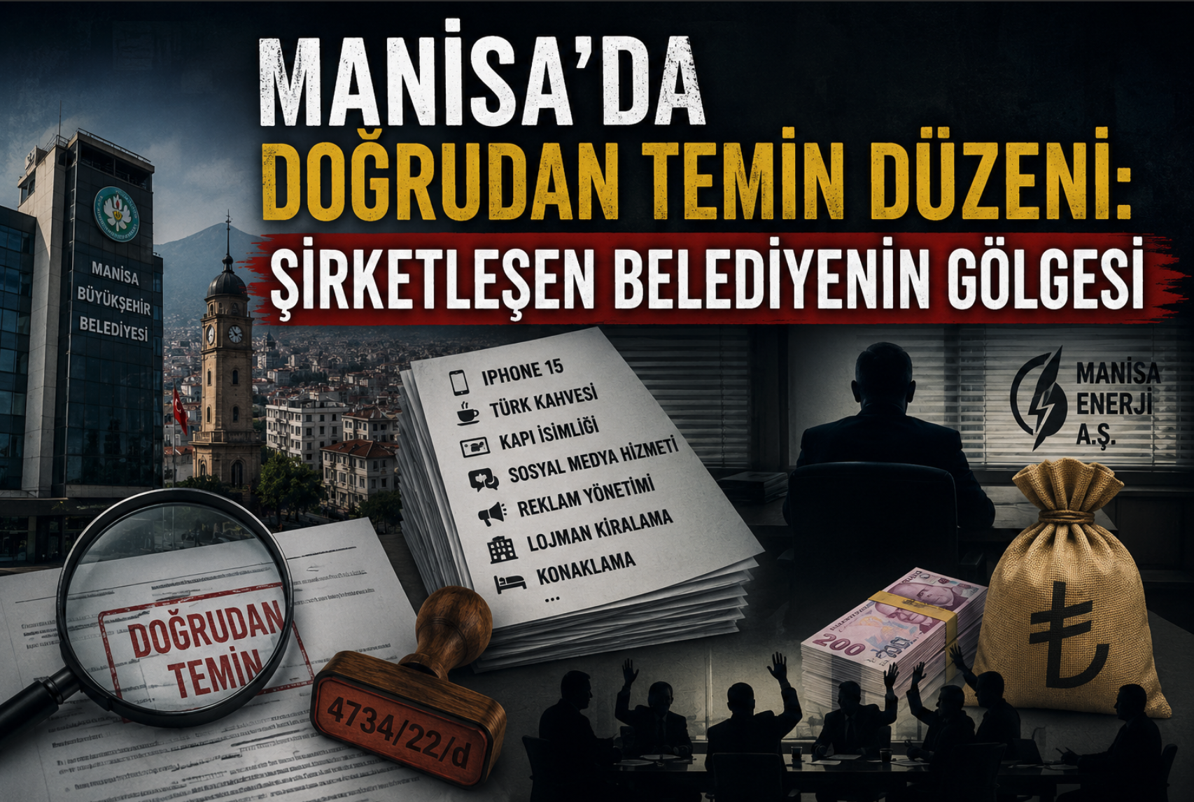 Manisa’da “doğrudan temin” düzeni: Şirketleşen belediyenin gölgesi