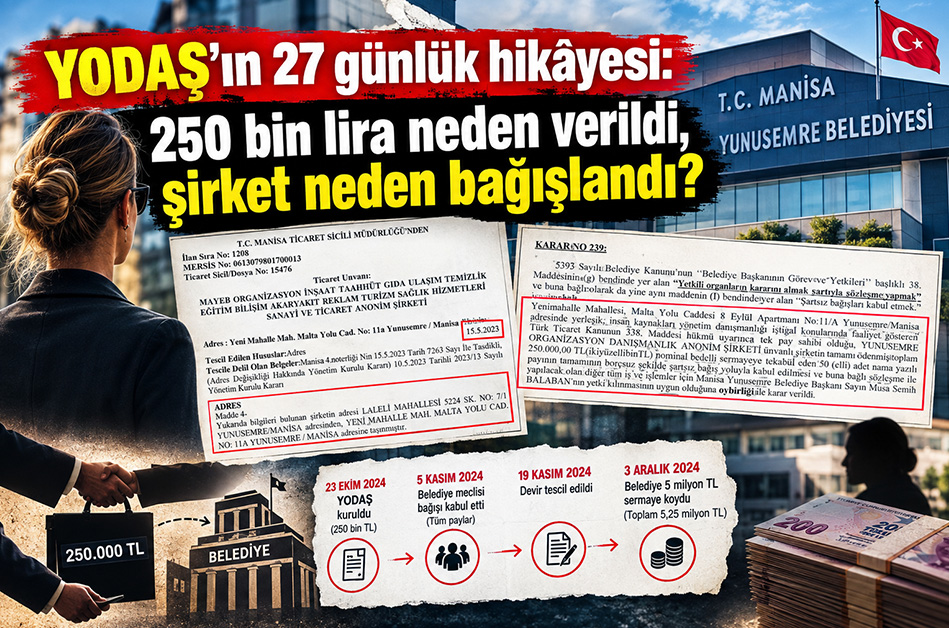 YODAŞ’ın 27 günlük hikayesi: 250 bin lira neden verildi, şirket neden bağışlandı?
